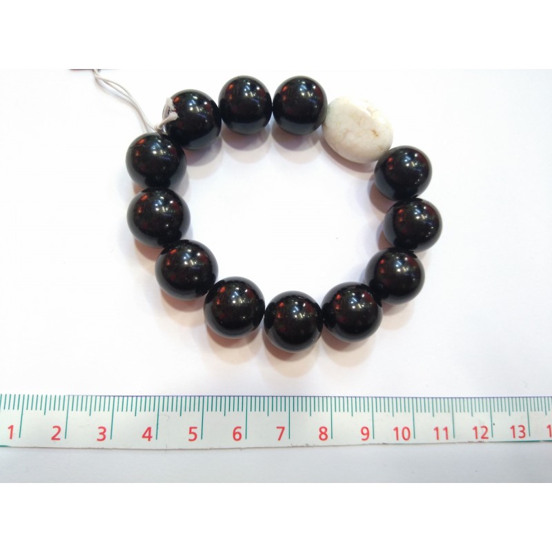 PULSERA BOLA GRANDE AZABACHE