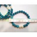 PULSERA TURQUENITA Y MADREPERLA BOLA