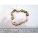 PULSERA JADE VERDE Y MAGNESITA