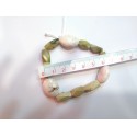PULSERA JADE VERDE Y MAGNESITA