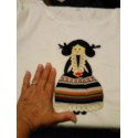 Camiseta manchega Feria Albacete bordada a mano en Naturalba