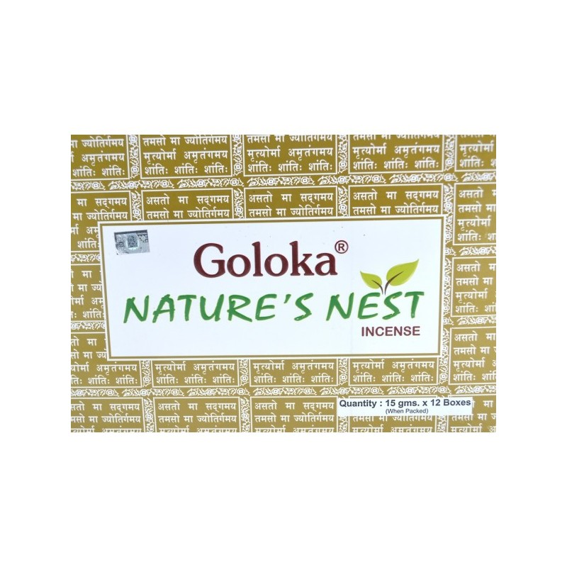 Incienso Nature's Nest Goloka. 15g